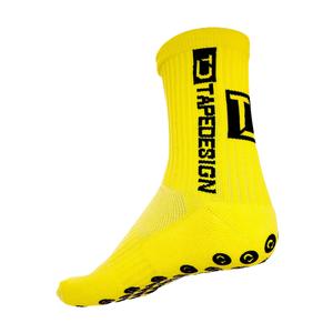c009-classic-mid-length-football-socks-tape-design-fluorescent-yellow-one-size
