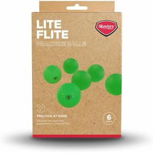 gfb050g-foam-golf-balls-masters-lite-flite-x6-green-one-size