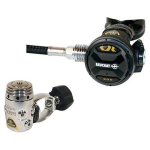 316048-diving-pressure-reducer-232-bars-certified-cold-water-beuchat-vr300-black-silver-one-size