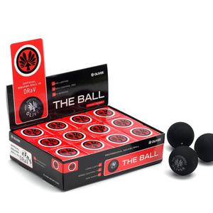 51072-set-of-12-double-squash-balls-oliver-sport-90-black-yellow-one-size