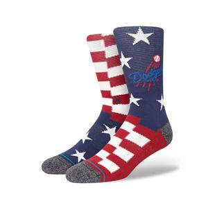 a558a22bla-nvy-socks-los-angeles-dodgers-brigade-blue-white-red-43-46