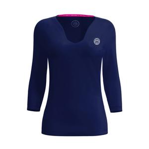 w1330002-dbl-women-s-v-neck-3-4-sleeve-jersey-bidi-badu-crew-dark-blue