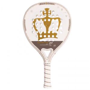 8445090122515-padel-rackets-black-crown-huricane-3-0-white-yellow-one-size