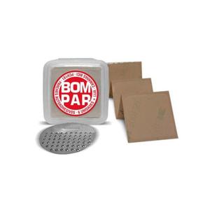 727085-box-of-self-adhesive-patches-bompar-x6-grey-22-mm