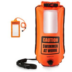 250825-safety-buoy-with-smartphone-comportiment-buddyswim-naranja-one-size
