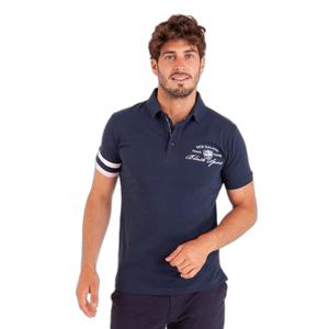 52552-b-marine-polo-shirt-with-point-collar-and-tricolor-sleeve-camberabero-b-marine