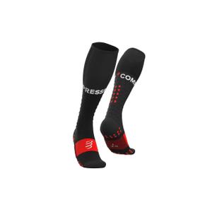 compressport-full-run-socks-black-red-white
