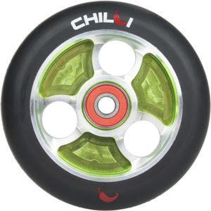ch-wh1261-rubber-scooter-wheel-chilli-green-black-100-mm