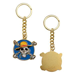 cr3297-keychain-cinereplicas-one-piece-luffy-golden-blue-one-size