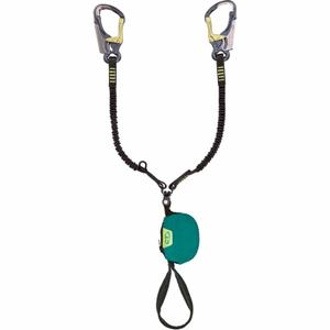 2k373hqsh1ctstd-via-ferrata-kit-climbing-technology-top-shell-twist-black-green-37x70-cm