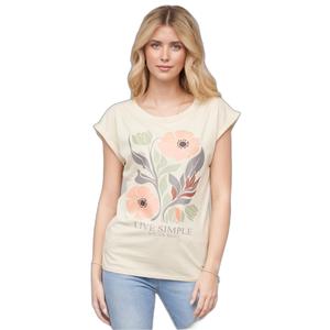 25016006-00208-women-s-t-shirt-cloud5ive-77-live-simple-sand-egg-shell