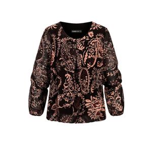 5202cl5-00007-chiffon-blouse-with-ornament-print-on-women-s-ensemble-cloud5ive-black