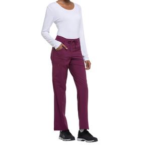 dke010-wine-women-s-drawstring-pants-dickies-medical-wine