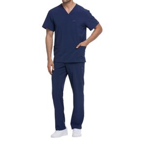 dke645-navy-v-neck-t-shirt-dickies-medical-navy-blue
