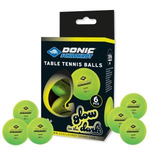 608507-table-tennis-ball-donic-schildkrot-glow-in-the-dark-poly-40-x6-green-one-size