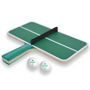 788459-table-tennis-set-donic-schildkrot-ping-pong-challenge-1-player-im-karton-green-one-size