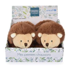 dc3998-slippers-with-rattle-baby-doudou-compagnie-unicef-herisson-brown-0-6-months