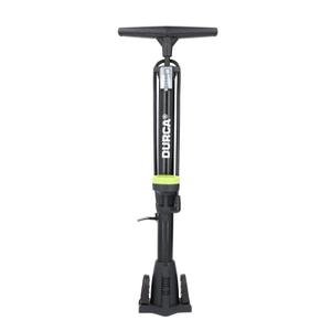 801633-steel-foot-pump-with-pressure-gauge-durca-black-160-psi-11-bar