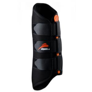 ekurluxrln-8056446156049-soft-fleece-closed-dressage-horse-hind-gaiters-equick-ekur-luxury-black