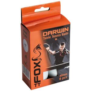 ftt101-table-tennis-ball-fox-tt-darwin-1-star-x6-orange-gray-one-size