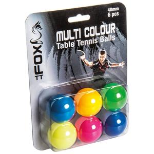 ftt105-colored-table-tennis-ball-fox-tt-x6-multicolour-one-size
