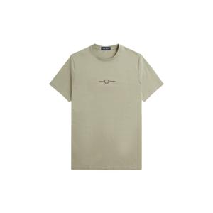 fpm4580-u54-t-shirt-fred-perry-emboidered-warm-grey