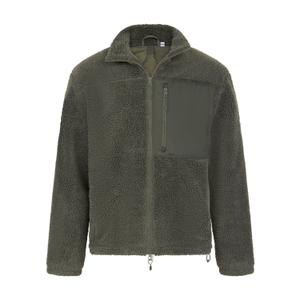 fr854-dark-olive-sherpa-fleece-front-row-dark-olive