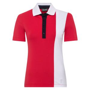 3431526-361-women-s-polo-shirt-golfino-classic-tricolore-brilliant-red