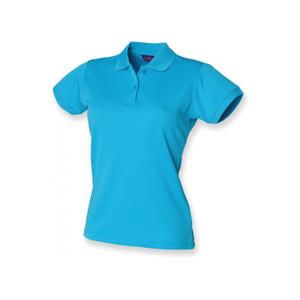h476-turquoise-women-s-polo-shirt-henbury-cool-plus-turquoise