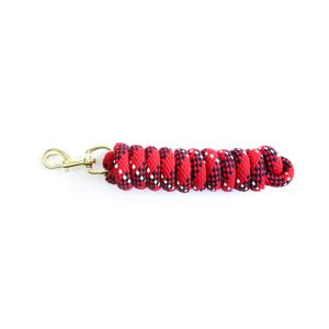 dbcl7rd-double-woven-cotton-lunge-line-km-elite-red-210-cm