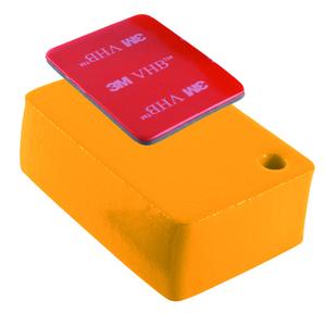 bxgo07-floating-sponge-for-action-camera-ksix-go-pro-yellow-one-size