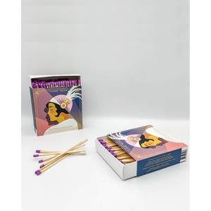 kb874lot6boudal-hip-matchbook-plakat-hippodrome-de-ongchamp-white-pink-black-11x11x3-cm