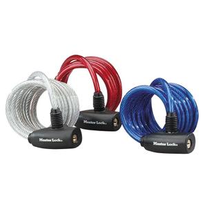 171883-set-of-3-spiral-bike-cable-locks-with-key-delivered-with-2-keys-per-lock-masterlock-red-blue-transparent-8-mm-x-1-80-m