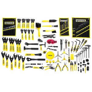 713939-pack-of-121-set-tools-pedros-master-bench-black-yellow-one-size