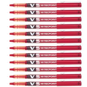 270186-markers-pilot-v5-x12-red-one-size