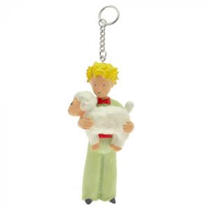 061028-the-little-prince-and-the-sheep-keyring-plastoy-green-white-one-size