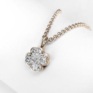 pt-pe-01-mc-rg-xx-01-clover-pendant-for-necklace-with-stones-for-women-ponytail-co-gold-rose-one-size