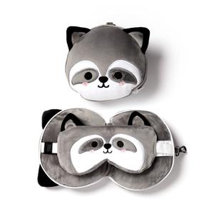 cush228-2-in-1-plush-raccoon-restazz-travel-cushion-with-eye-mask-puckator-grey-14x15x9-5-cm