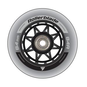 06953400-080-roller-skate-wheel-and-bearing-kit-rollerblade-84mm-sg7-clear-one-size