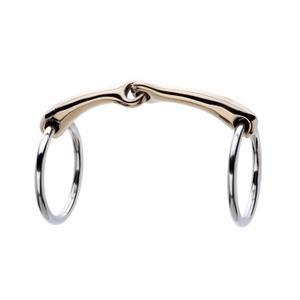 hs40215-single-horse-bit-sprenger-dynamique-rs-brad-sensog-gold-silver