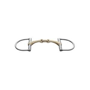 hs40420-double-snaffle-bits-for-horses-sprenger-dynamic-rs-d-ring-snaf-golden-silver