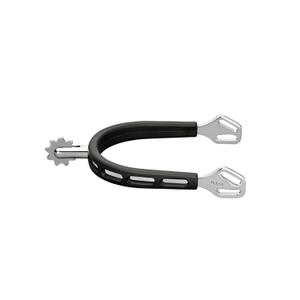hs4752500455-extra-grip-spurs-for-horse-with-stainless-steel-attachment-sprenger-ultra-fit-balkenhol-black-silver