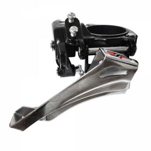 d63-fd-m510-double-pliers-front-derailleur-with-adapter-sunrun-fd-m510-silver-black-7-8-speed