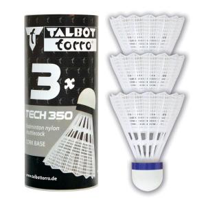 479112-badminton-shuttlecock-talbot-torro-tech-350-korb-x3-white-blue-medium-one-size