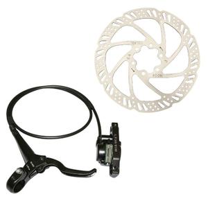 126131-front-hydraulic-disc-brake-with-disc-and-adapter-kit-uses-deore-pads-tektro-auriga-post-mount-black-white-160-mm
