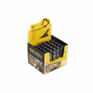 to6708-power-lever-x-counter-display-box-25-pieces-topeak-black-one-size