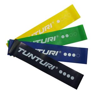 14tusyo016-mini-resistance-band-tunturi-x4-yellow-green-blue-black-one-size