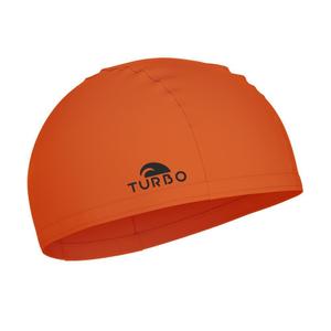 9744222-0014-child-swim-cap-turbo-lycra-goma-extrecha-naranja-one-size