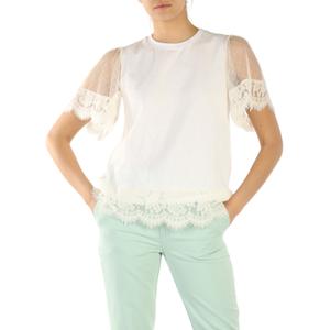231tt2162-00282-women-s-t-shirt-twinset-snow