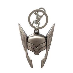 62pcth22-children-s-metal-key-ring-world-trade-and-technologies-thor-helmet-68083-180-silver-one-size